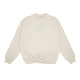Embroidered 'OOP' Crewneck - Creme