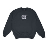 Embroidered 'OOP' Crewneck - Dolphin Blue