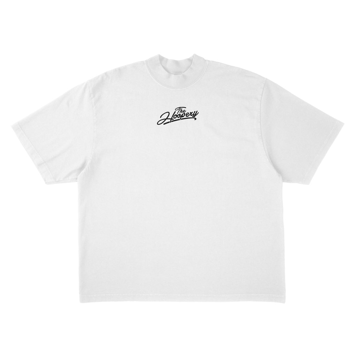 LOGO SCRIPT Embroidered Mock Tee